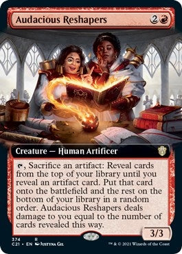 Image for Audacious Reshapers (Extended Art) (374) (C21) - Magic: The Gathering