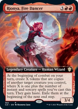 Image for Rionya, Fire Dancer (Extended Art) (382) (C21) - Magic: The Gathering