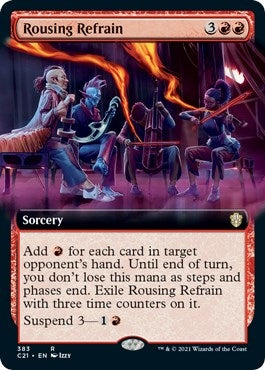 Image for Rousing Refrain (Extended Art) (383) (C21) - Magic: The Gathering
