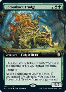 Image for Sproutback Trudge (Extended Art) (395) (C21) - Magic: The Gathering