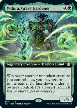 Image for Yedora, Grave Gardener (Extended Art) (397) (C21) - Magic: The Gathering