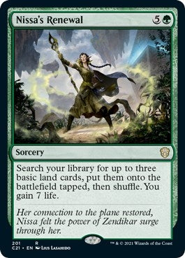 Image for Nissa's Renewal (201) (C21) - Magic: The Gathering
