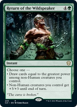 Image for Return of the Wildspeaker (205) (C21) - Magic: The Gathering