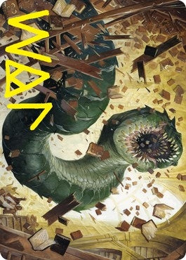 Image for Bookwurm Art Card (Gold-Stamped Signature) (14) - Magic: The Gathering