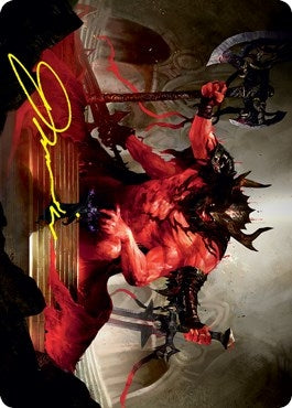 Image for Awaken the Blood Avatar Art Card (Gold-Stamped Signature) (20) - Magic: The Gathering