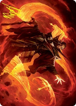 Image for Plargg, Dean of Chaos Art Card (Gold-Stamped Signature) (53) (ASSTX) - Magic: The Gathering