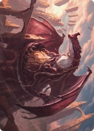 Image for Velomachus Lorehold Art Card (61) (ASSTX) - Magic: The Gathering