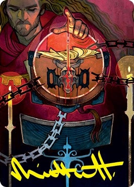 Image for Sign in Blood Art Card (Gold-Stamped Signature) (72) (ASSTX) - Magic: The Gathering