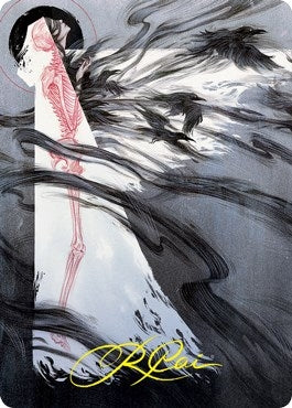 Image for Tendrils of Agony Art Card (Gold-Stamped Signature) (73) (ASSTX) - Magic: The Gathering