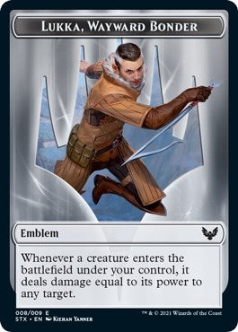 Image for Emblem - Lukka, Wayward Bonder (8) (STX) - Magic: The Gathering