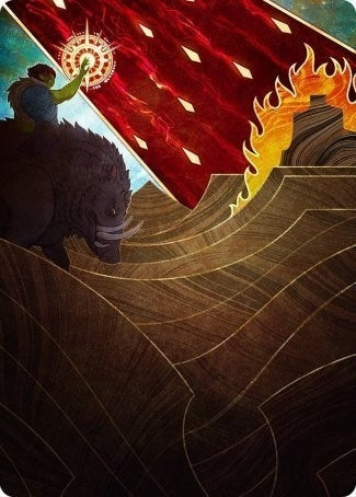 Image for Stone Rain Art Card (77) (ASSTX) - Magic: The Gathering
