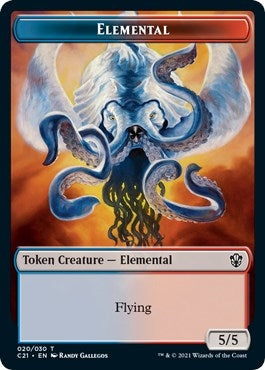 Image for Elemental (020) // Copy Double-Sided Token (20 // 30) (C21) - Magic: The Gathering
