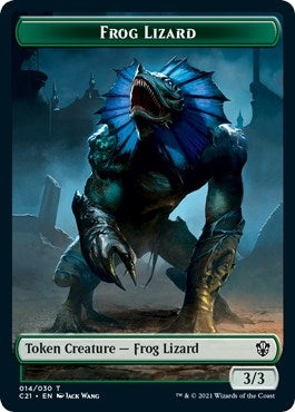 Image for Frog Lizard // Elephant Double-Sided Token (14 // 13) (C21) - Magic: The Gathering