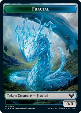 Image for Fractal (3) // Pest (5) Double-sided Token (3 // 5) - Magic: The Gathering