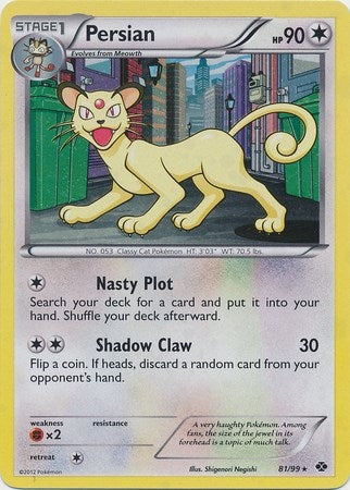 Image for Persian - 81/99 (Cosmos Holo) (081/099) (BLE) - Pokemon