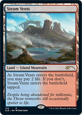 Image for Steam Vents (129) - Magic: The Gathering