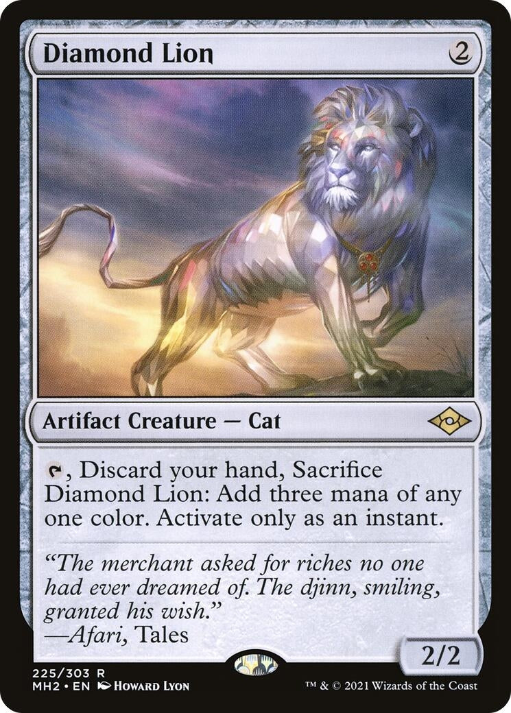 Image for Diamond Lion (225) - Magic: The Gathering