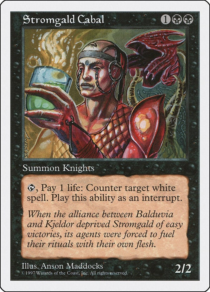Image for Stromgald Cabal - Magic: The Gathering