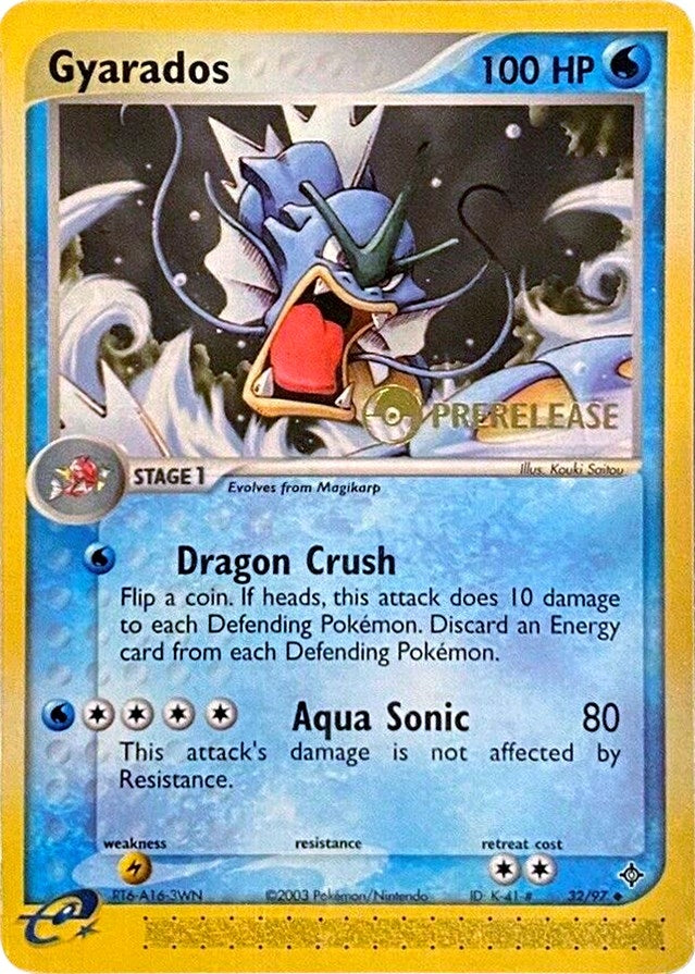 Image for Gyarados - 32/97 (Prerelease) (32/97) (PR) - Pokemon