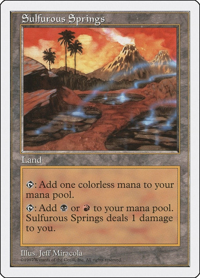 Image for Sulfurous Springs - Magic: The Gathering