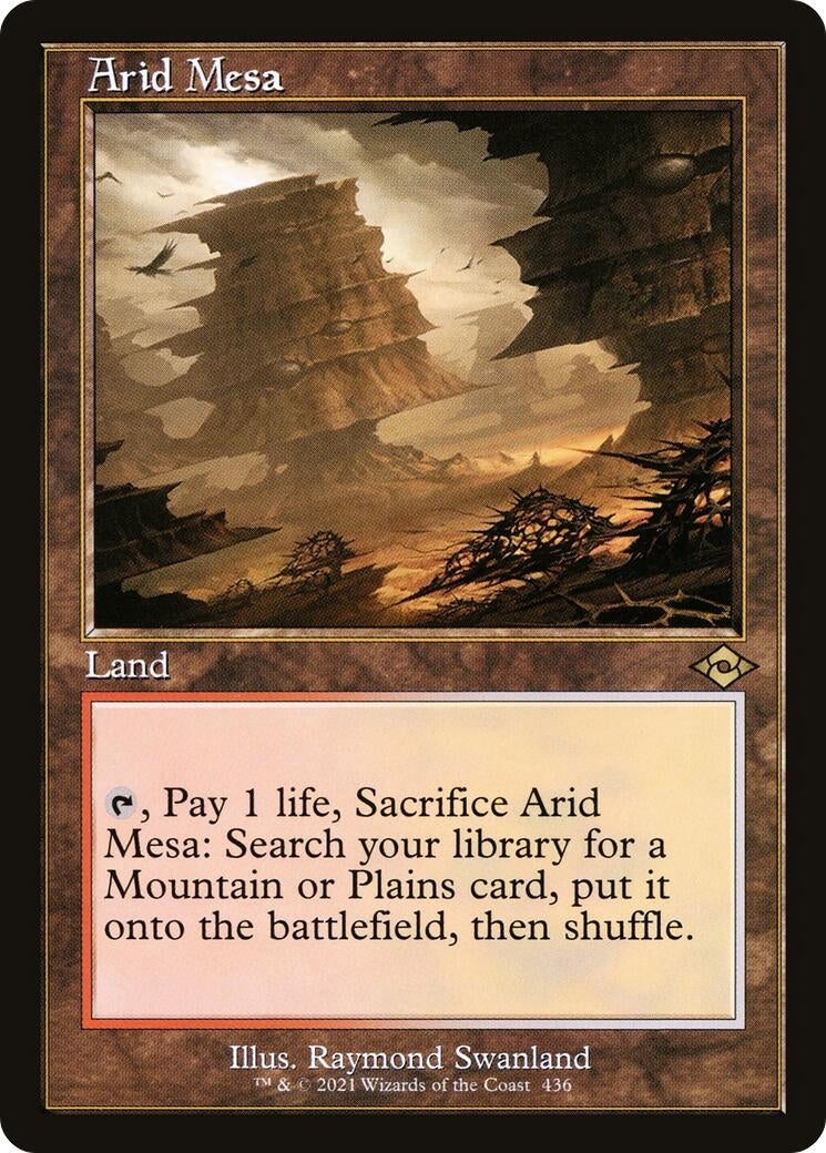 Image for Arid Mesa (Retro Frame) (436) - Magic: The Gathering