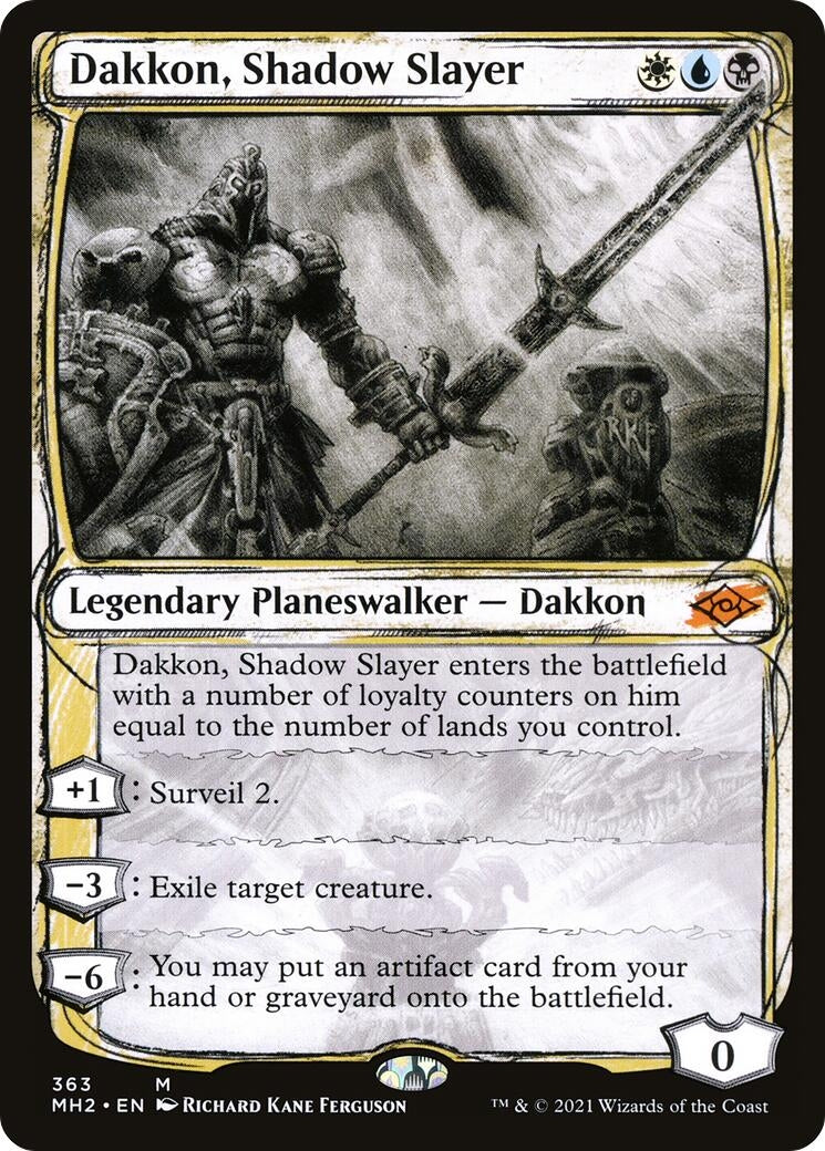 Image for Dakkon, Shadow Slayer (Showcase) (363) - Magic: The Gathering