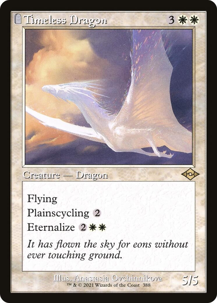Image for Timeless Dragon (Retro Frame) (388) - Magic: The Gathering