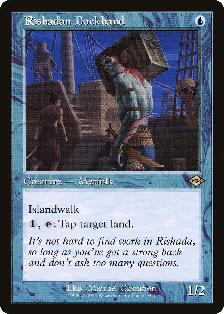 Image for Rishadan Dockhand (Retro Frame) (391) - Magic: The Gathering
