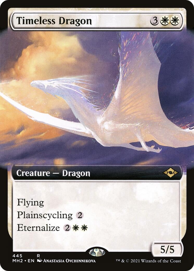 Image for Timeless Dragon (Extended Art) (445) - Magic: The Gathering