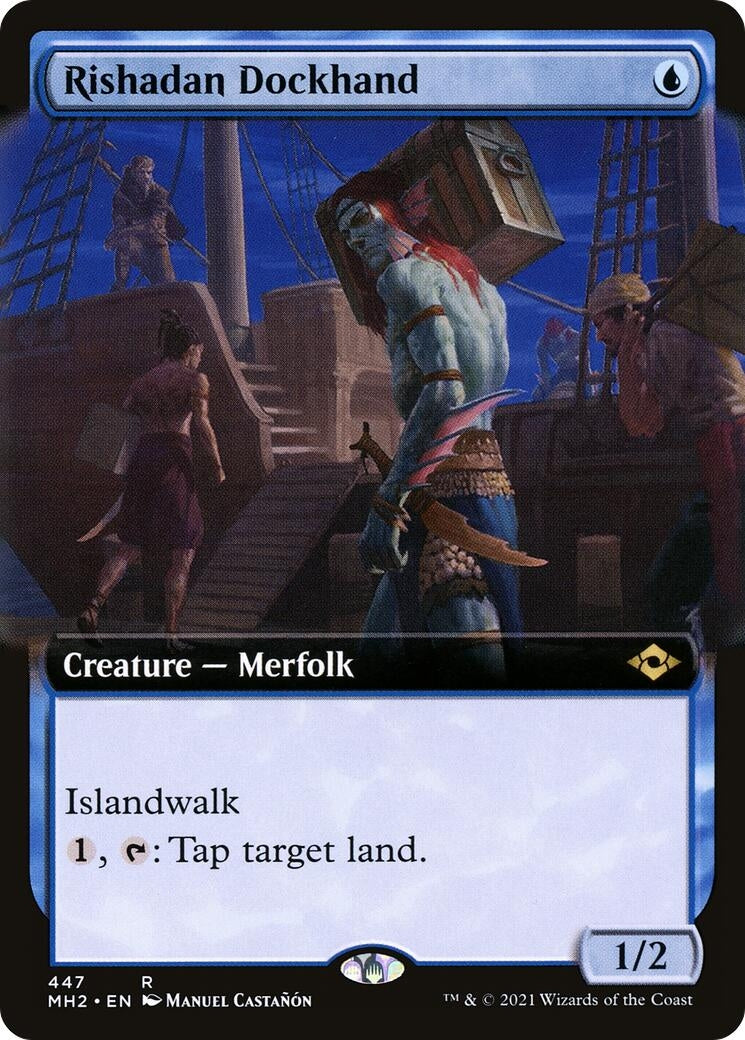 Image for Rishadan Dockhand (Extended Art) (447) - Magic: The Gathering