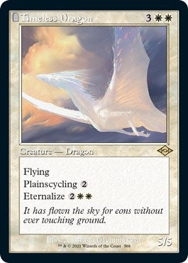 Image for Timeless Dragon (Retro Frame) (Foil Etched) (388) - Magic: The Gathering