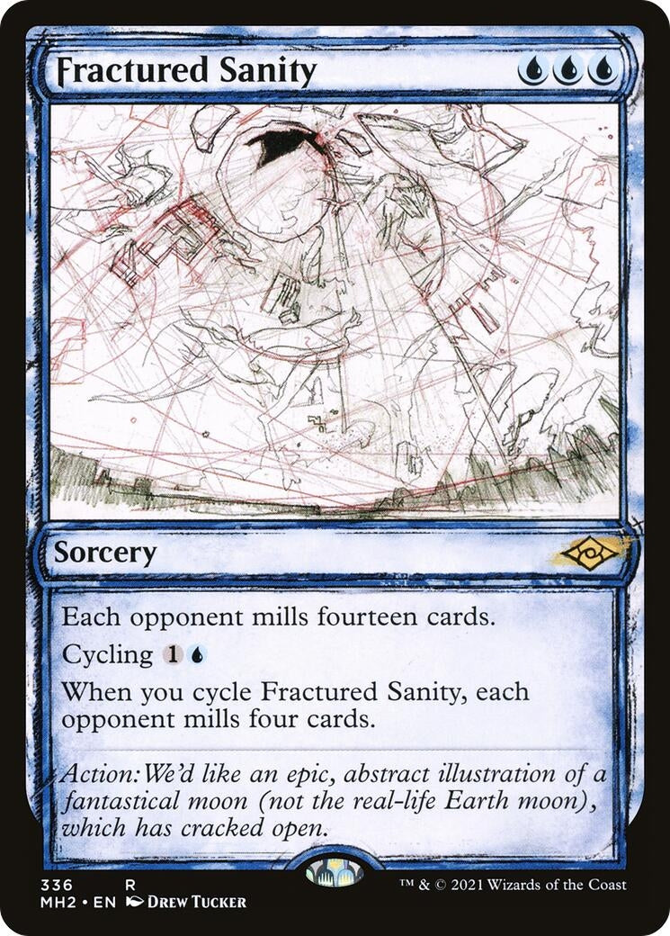 Image for Fractured Sanity (Showcase) (336) - Magic: The Gathering