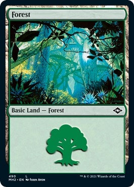 Image for Forest (490) (Foil Etched) (490) - Magic: The Gathering