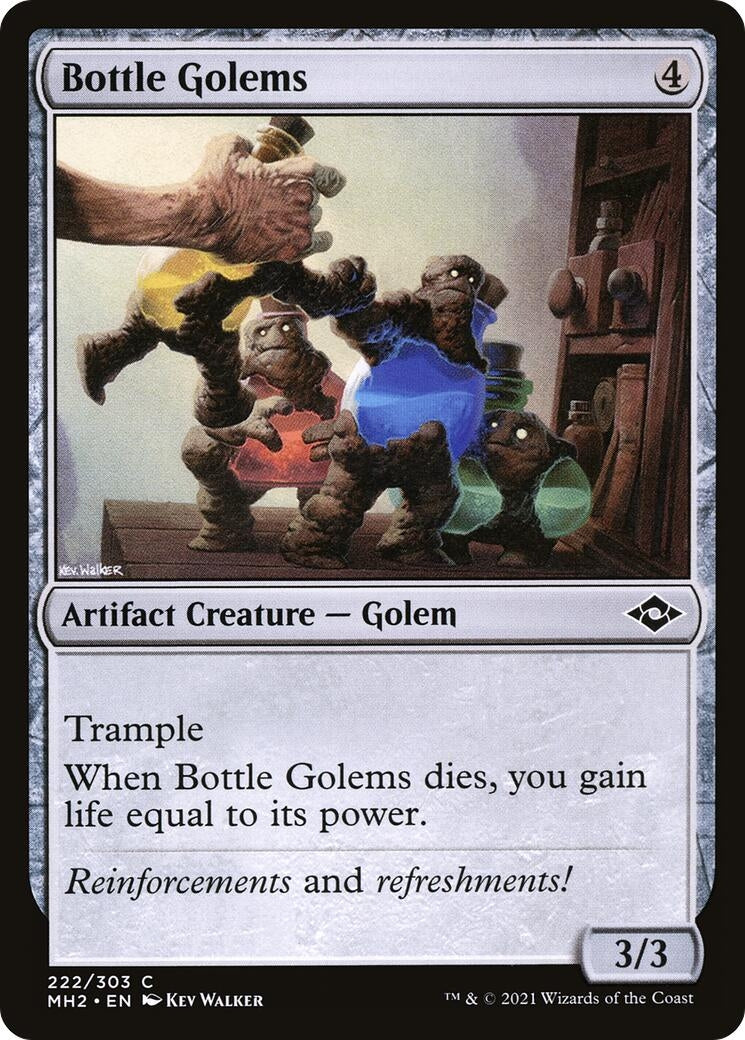 Image for Bottle Golems (222) - Magic: The Gathering