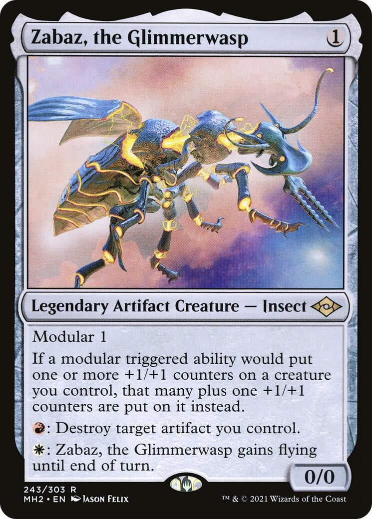 Image for Zabaz, the Glimmerwasp (243) - Magic: The Gathering