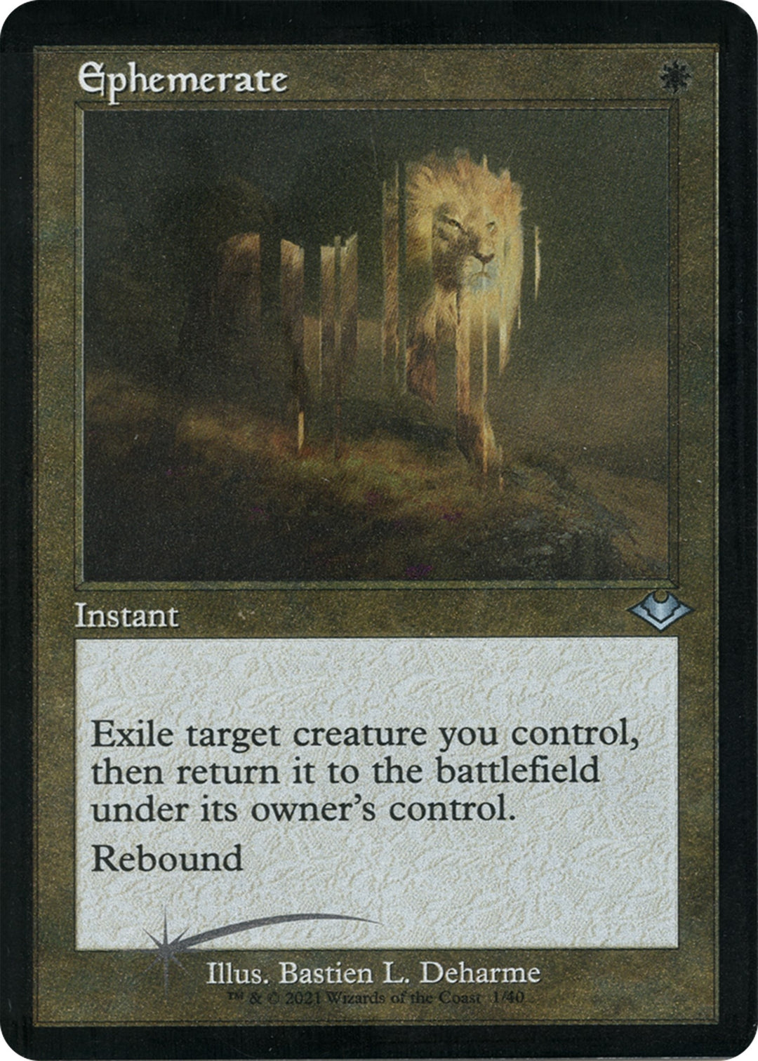 Image for Ephemerate (Retro Frame) (Foil Etched) (1) - Magic: The Gathering