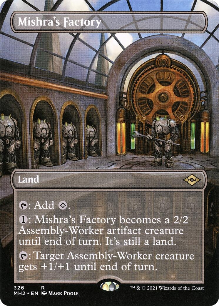 Image for Mishra's Factory (Borderless) (326) - Magic: The Gathering