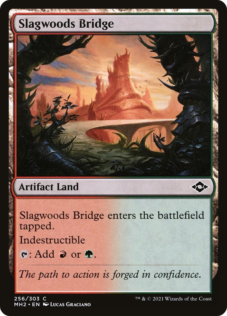 Image for Slagwoods Bridge (256) - Magic: The Gathering
