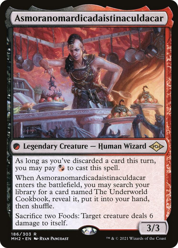 Image for Asmoranomardicadaistinaculdacar (186) - Magic: The Gathering