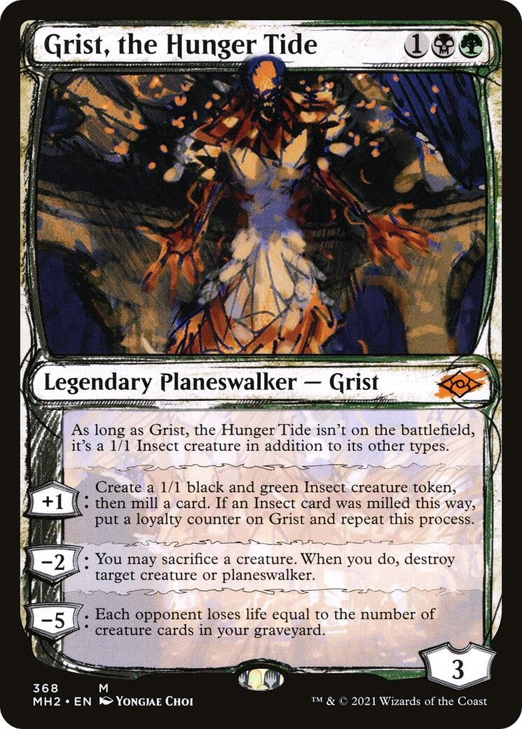 Image for Grist, the Hunger Tide (Showcase) (368) - Magic: The Gathering