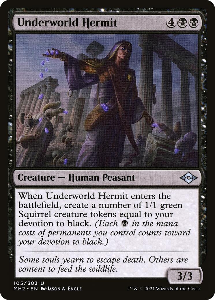 Image for Underworld Hermit (105) - Magic: The Gathering