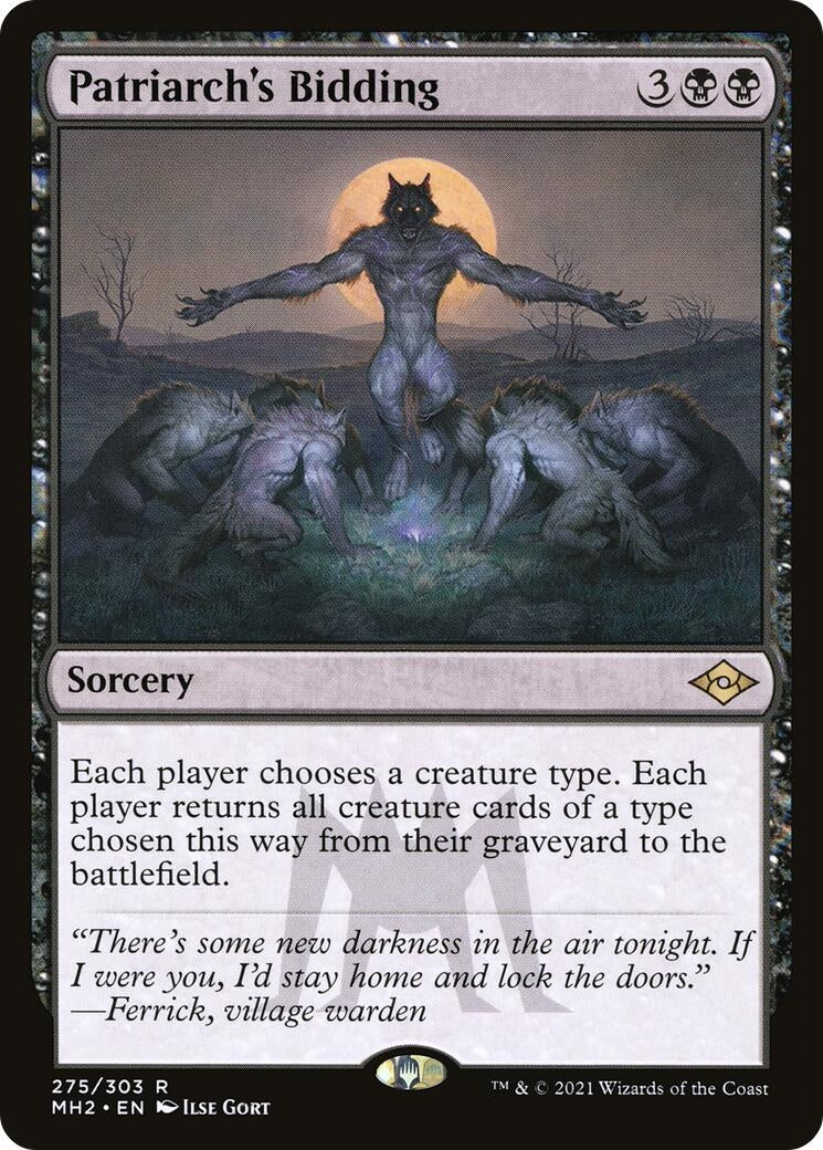 Image for Patriarch's Bidding (275) - Magic: The Gathering