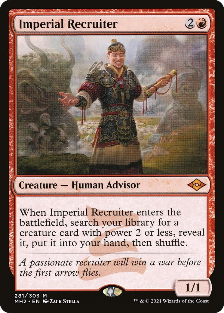 Image for Imperial Recruiter (281) (MH2) - Magic: The Gathering