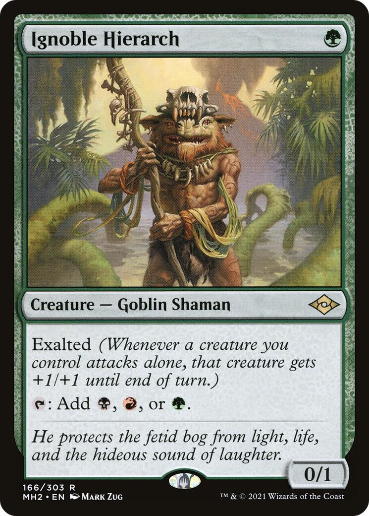 Image for Ignoble Hierarch (166) - Magic: The Gathering