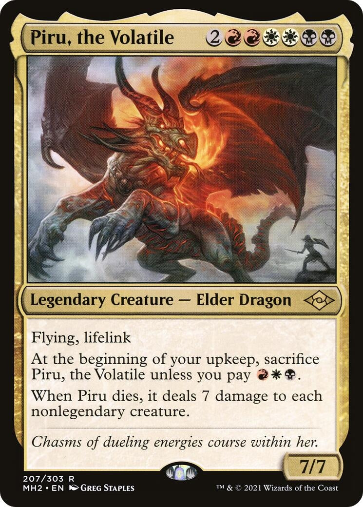 Image for Piru, the Volatile (207) - Magic: The Gathering