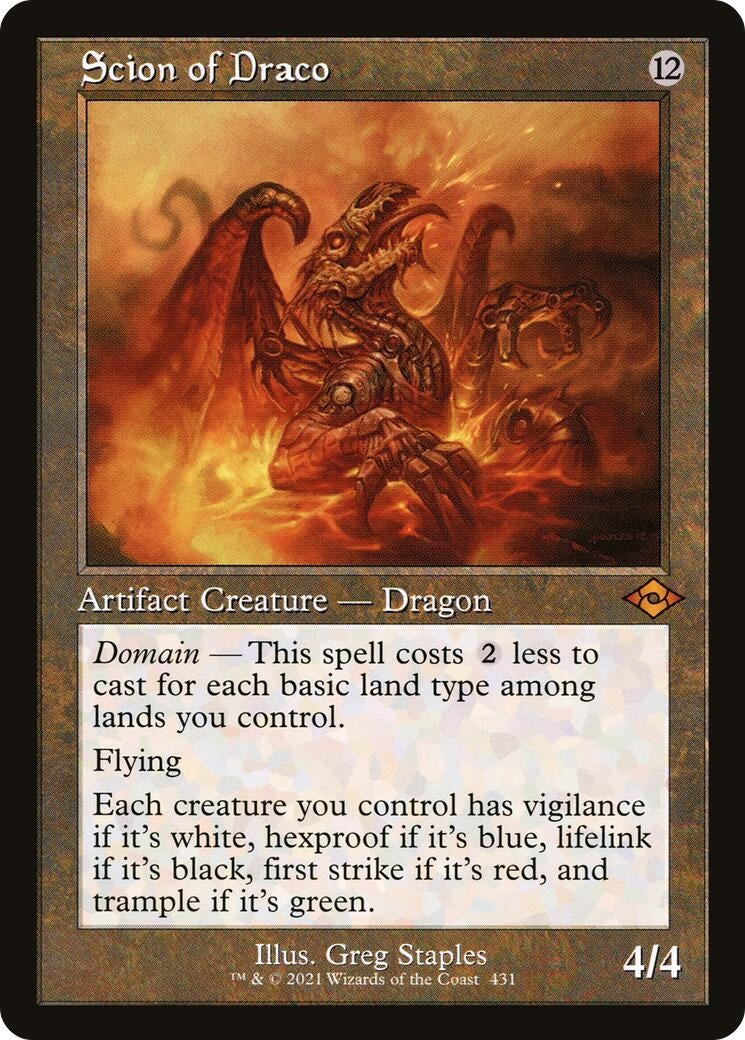Image for Scion of Draco (Retro Frame) (431) - Magic: The Gathering