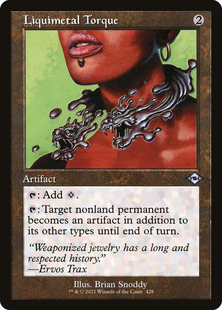 Image for Liquimetal Torque (Retro Frame) (428) - Magic: The Gathering