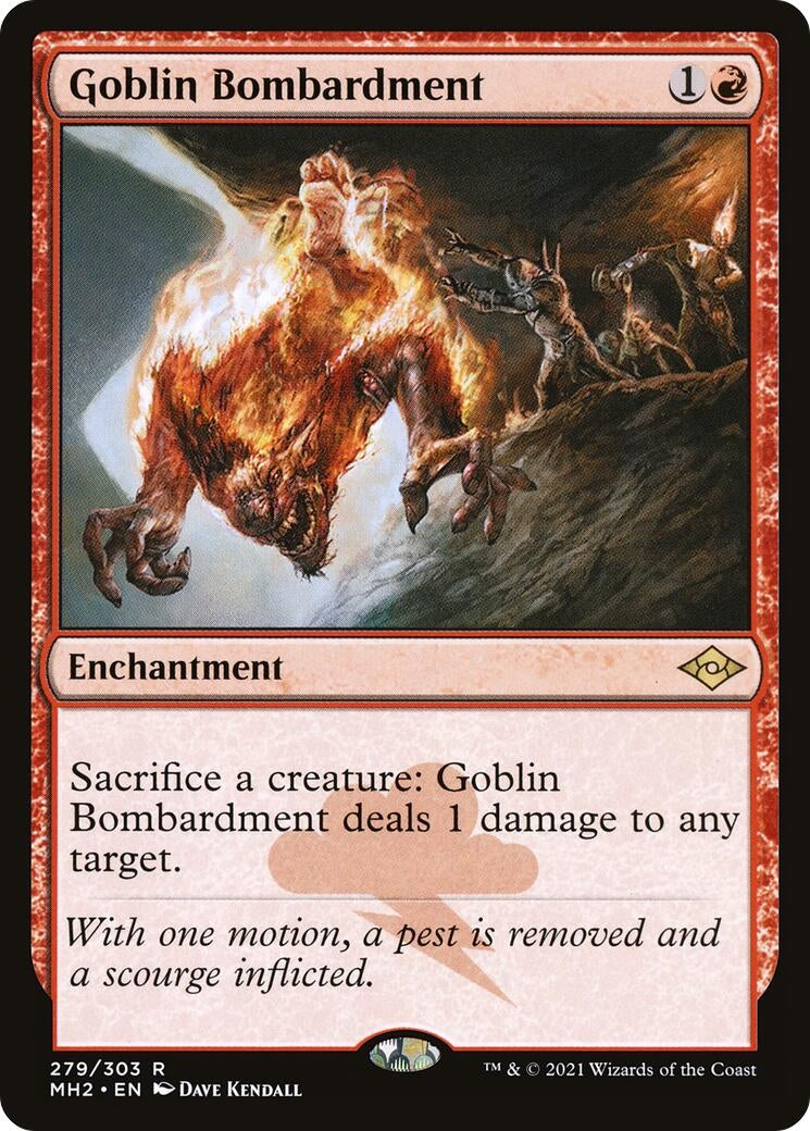 Image for Goblin Bombardment (279) (MH2) - Magic: The Gathering