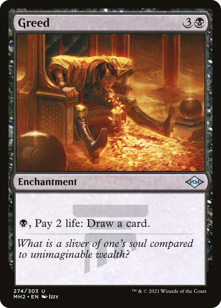 Image for Greed (274) - Magic: The Gathering
