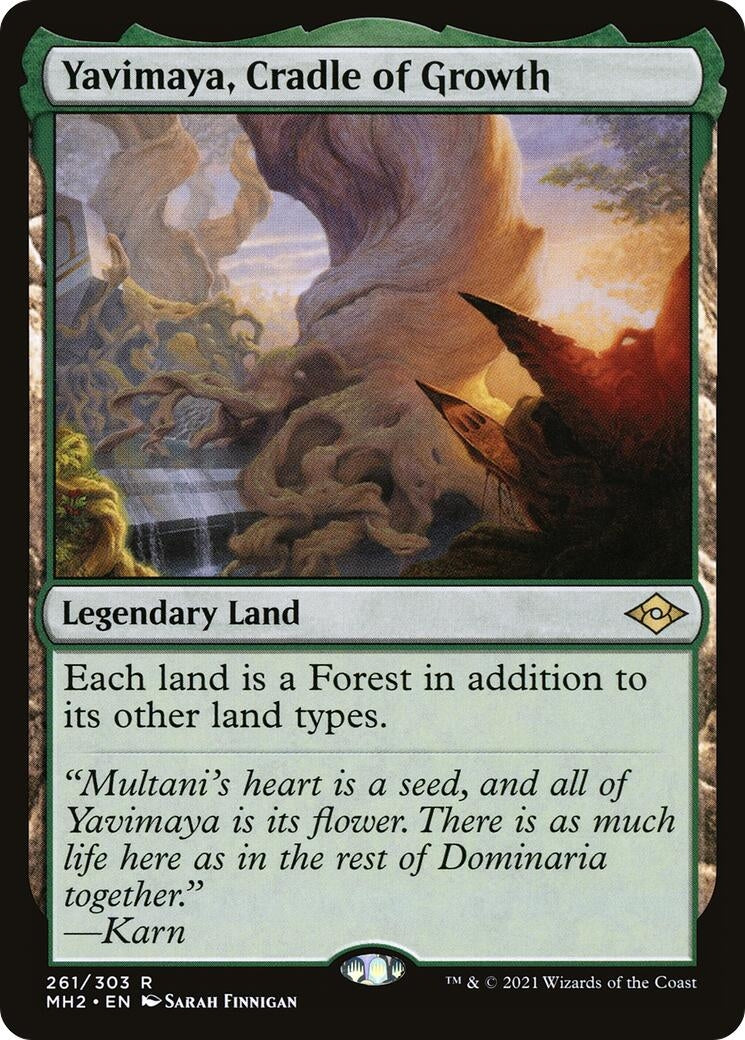 Image for Yavimaya, Cradle of Growth (261) - Magic: The Gathering